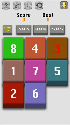 Number Slide-15 Fifteen puzzle screenshot 2
