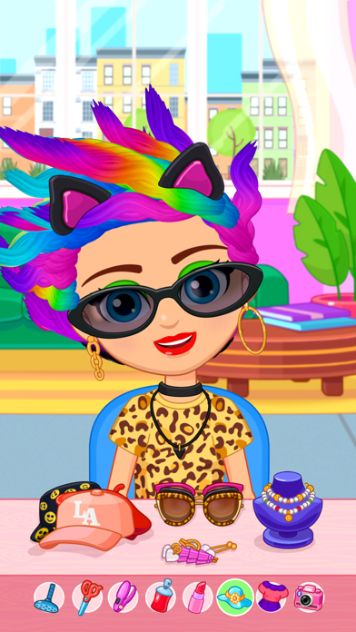 Hair salon, мakeup, dress up Screenshot