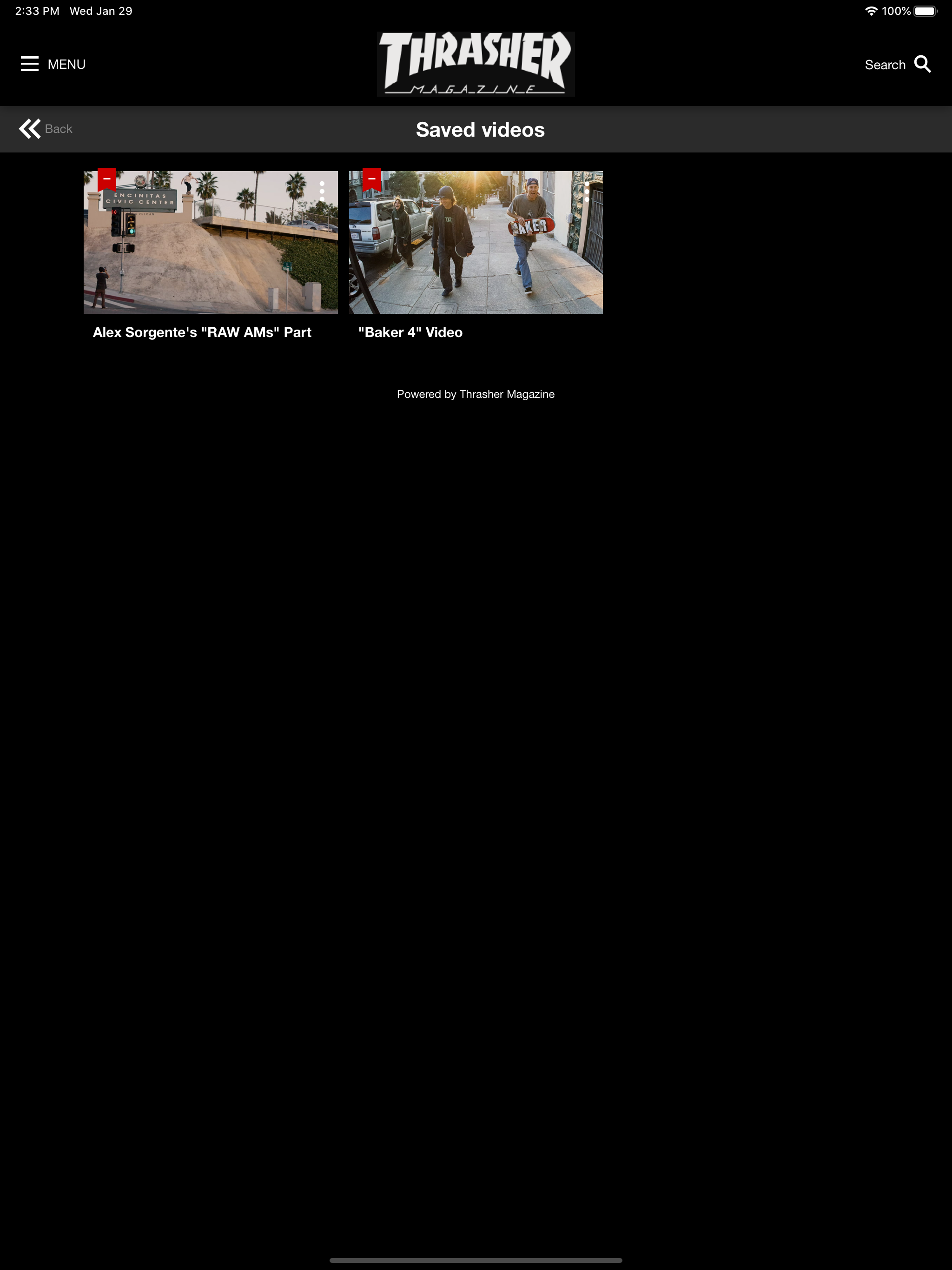 Thrasher Magazine screenshot 11