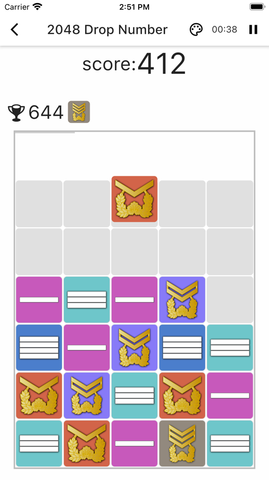 #10. Drop & Shot Number (iOS) Podle: Gyuhyeon Jeon