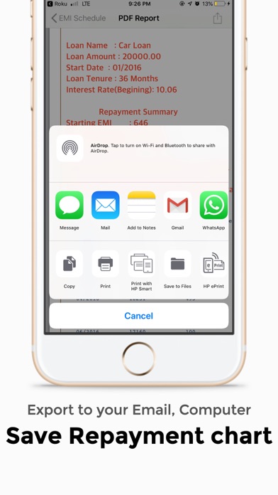 Loan EMI Calculator  - Flexi iPhone screenshot 5 - Finance app