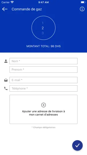 Capture d'écran de Club TotalEnergies Maroc sur iPhone 5