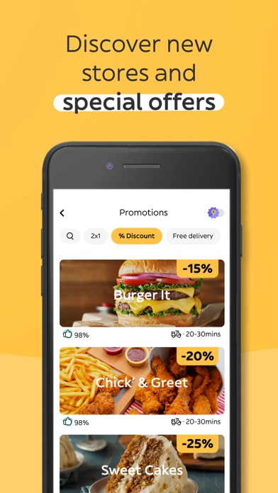 Glovo: Food Delivery, Takeaway Screenshot