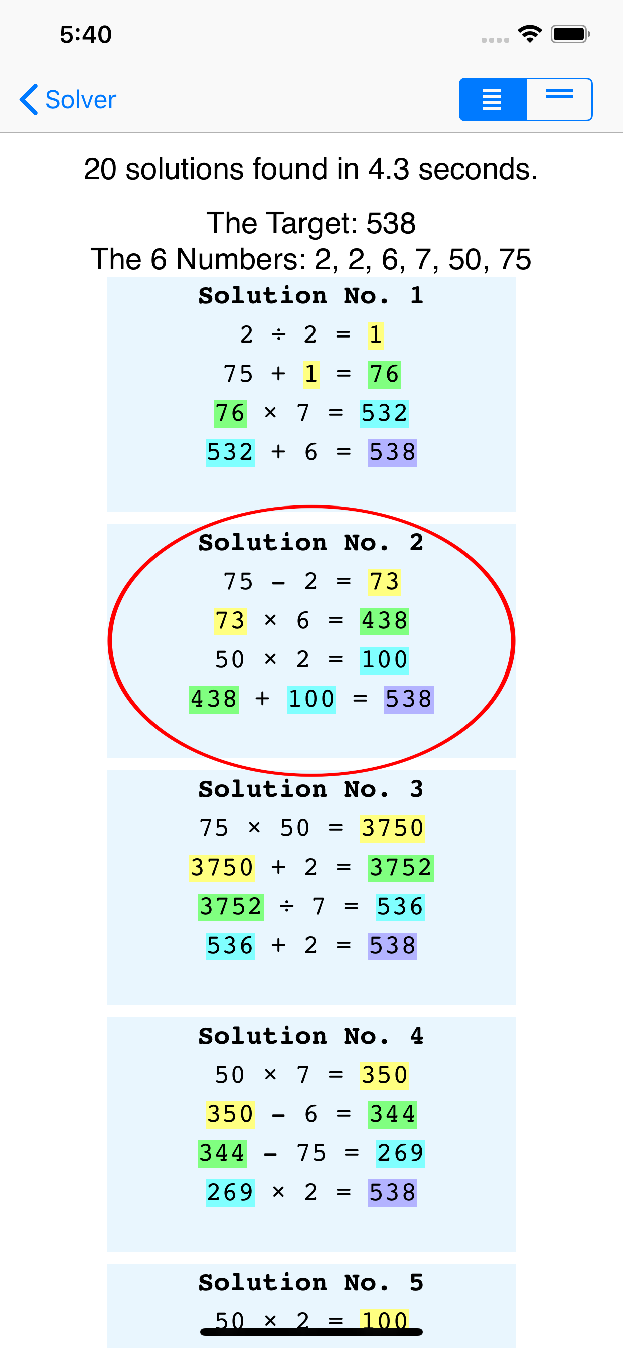 Countdown Game & Solver
