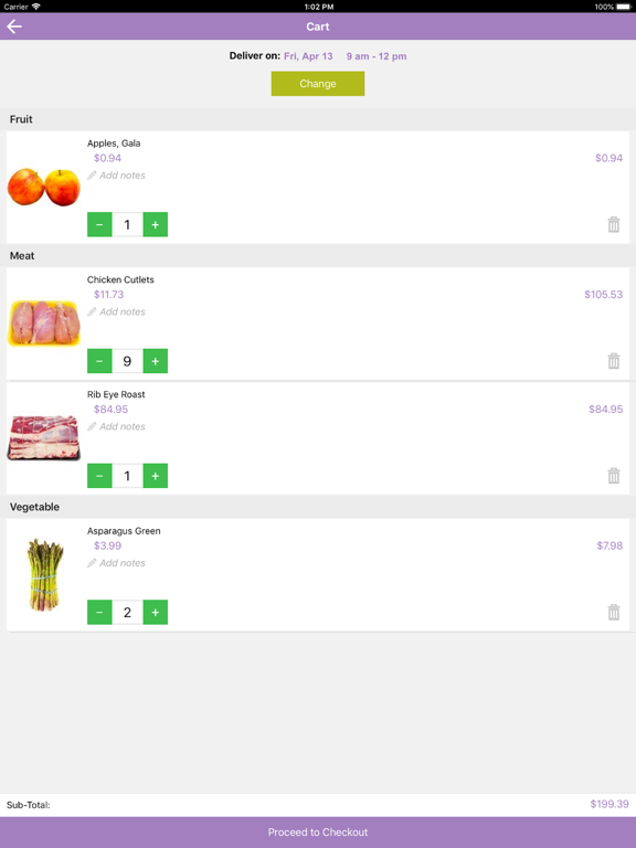 Seasons Kosher iPad screenshot 5 - Shopping app