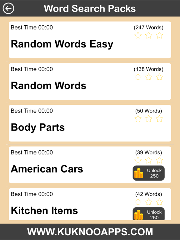 Screenshot #6 pour Word Search Finder Puzzle Game