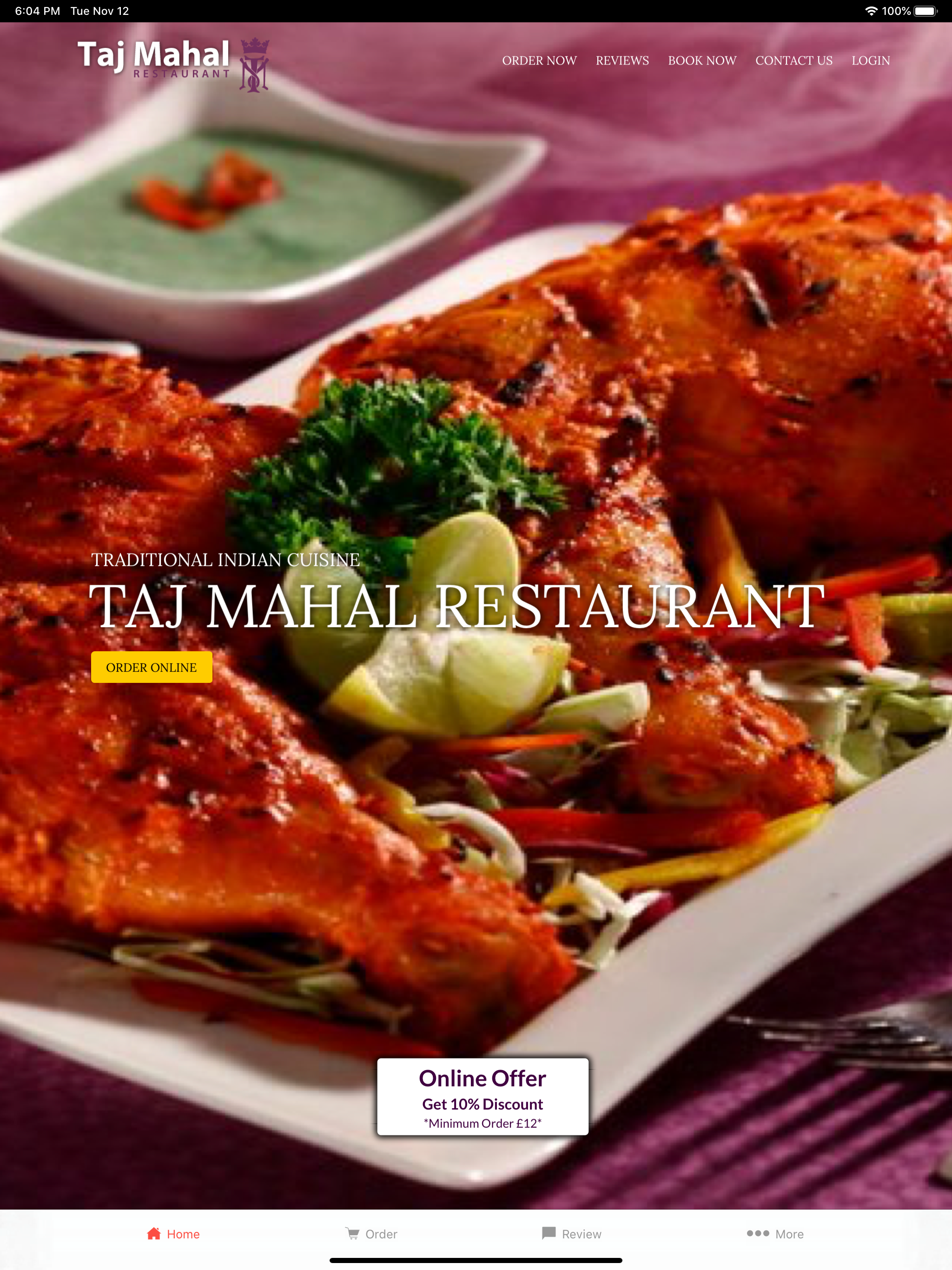 Taj Mahal Restaurant