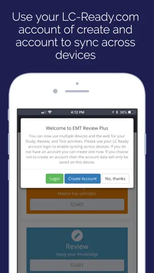 EMT Review Plus iPhone Screenshot 1