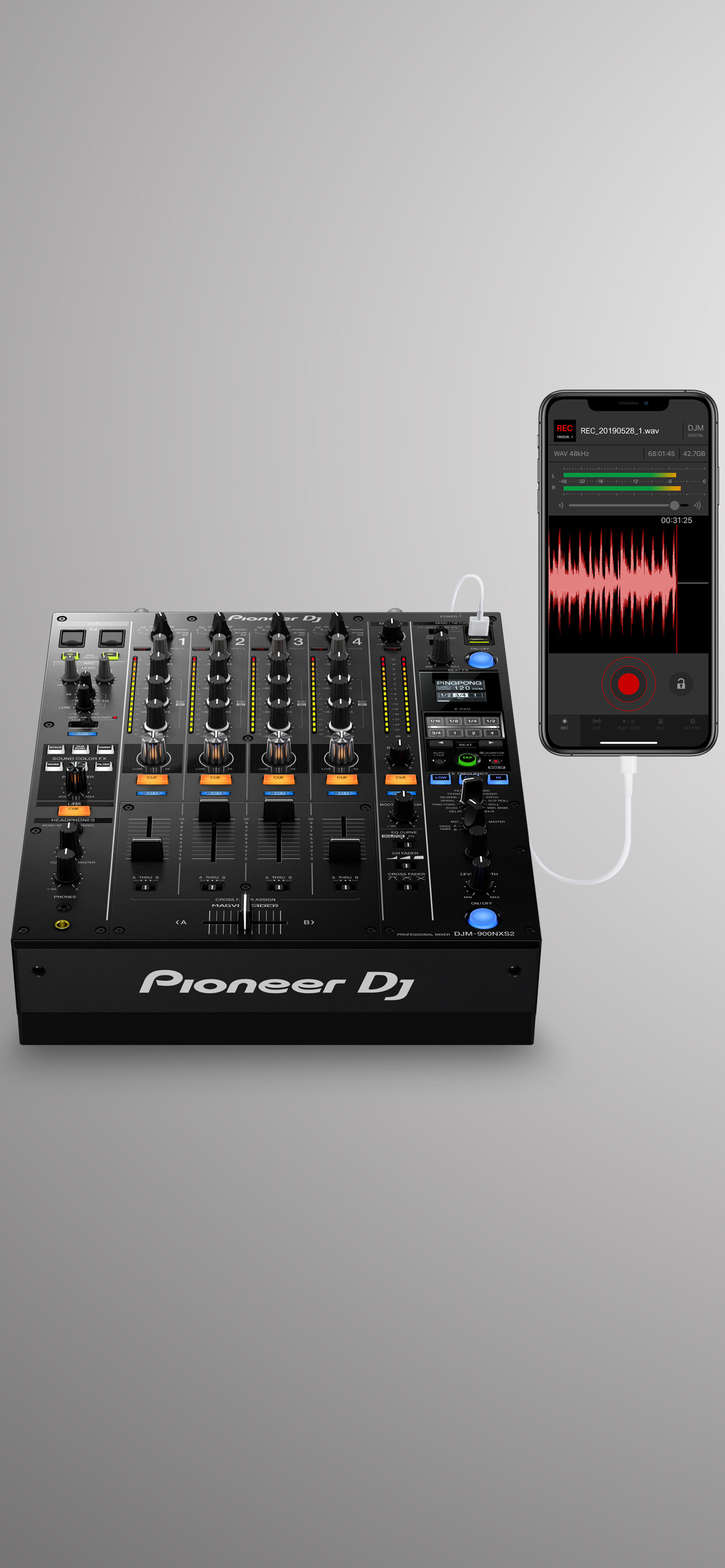 DJM-REC: DJ live/recording app