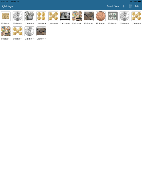Mintage iPad screenshot