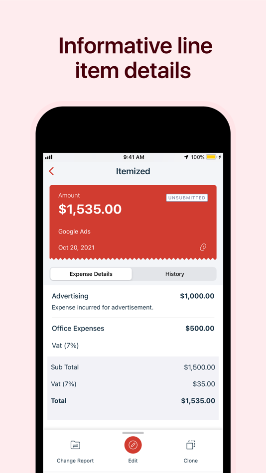 #7. Zoho Expense: Travel & Expense (iOS) By: Zoho Corporation