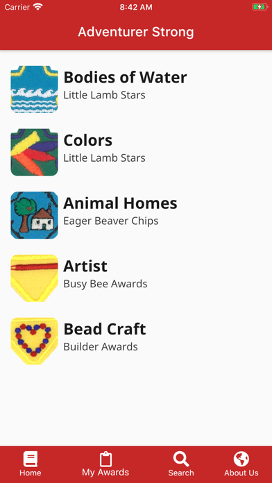 Adventurer Strong Award Finder iPhone screenshot 4 - Reference app