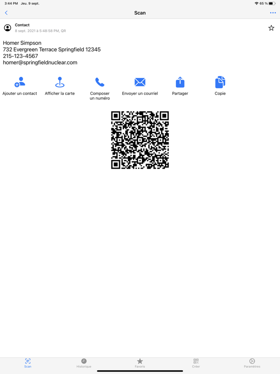 Screenshot #6 pour QR Code Scanner - Scanner QR