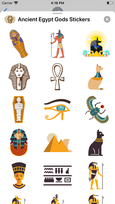 Screenshot #2 pour Ancient Egypt Gods Stickers