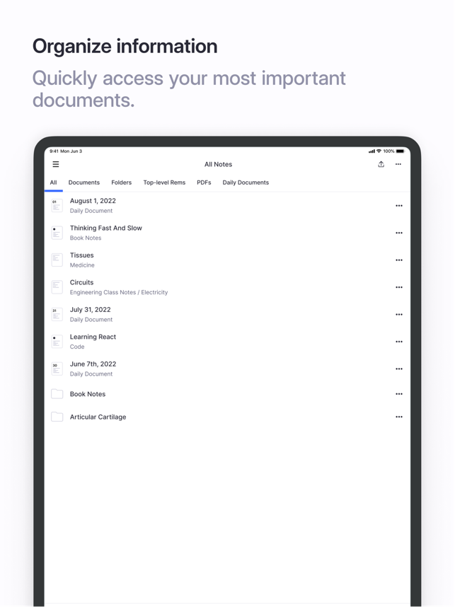 ‎RemNote - Notes & Flashcards Screenshot