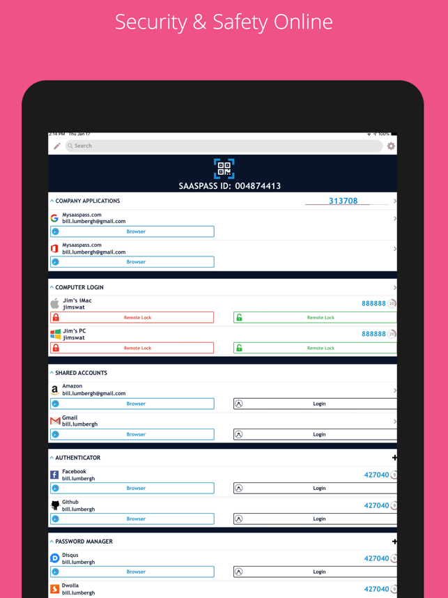 ‎Password Manager Authenticator Screenshot
