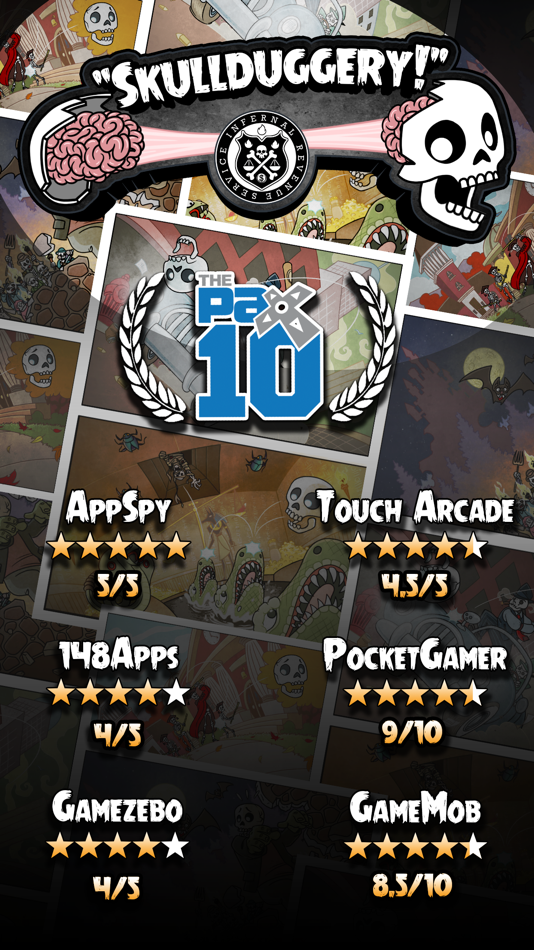 #1. Skullduggery! (iOS) 由: ClutchPlay Games