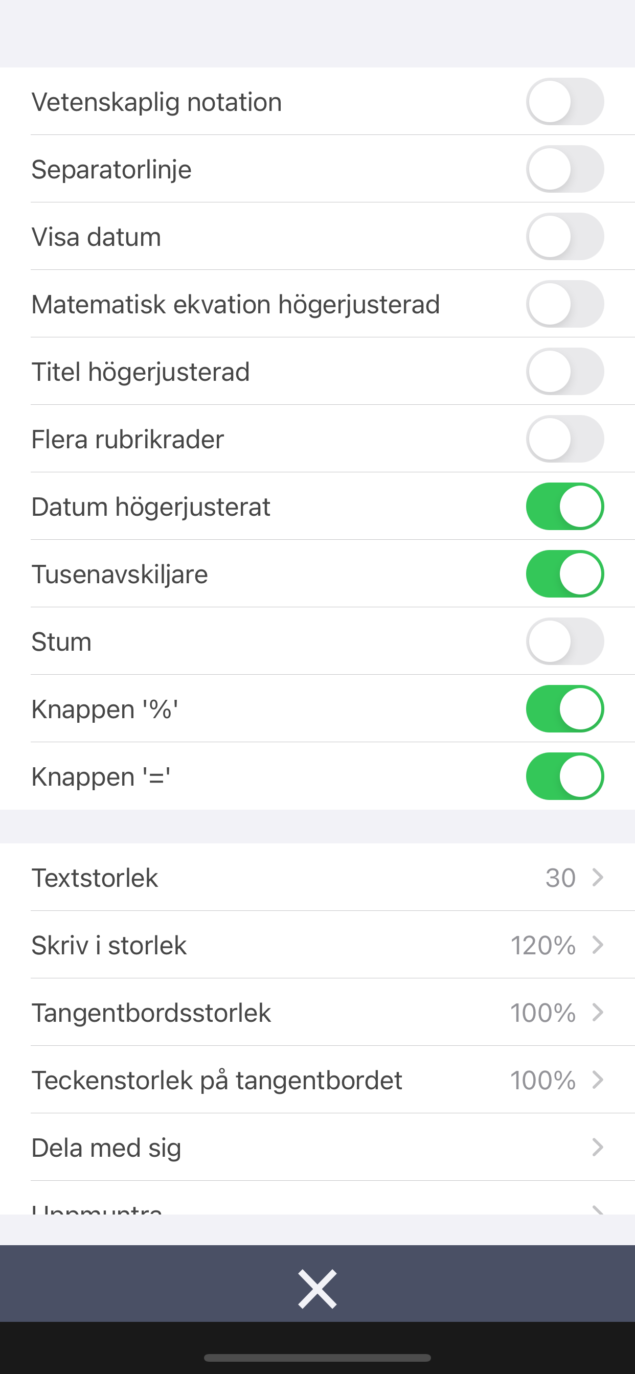 Miniräknare Med Historikband