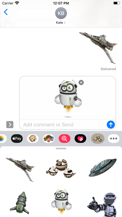 Screenshot #3 pour Star Force Stickers
