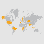 Been: Mapa de países visitados