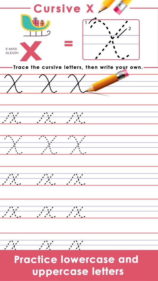 #3. Learn Cursive Writing (iOS) بواسطة: BHADRIK MEHTA