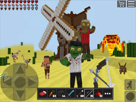 World of Cubes Craft & Mine 3D iPad screenshot