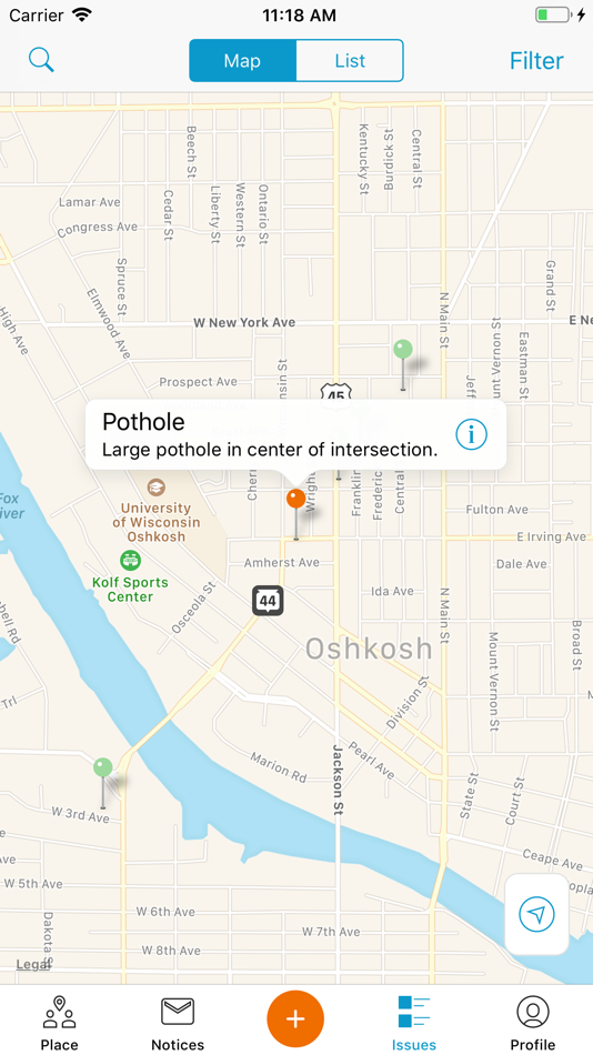 #2. Connect Oshkosh (iOS) 由: City of Oshkosh