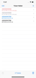 Ticket-Wallet screenshot #1 for iPhone