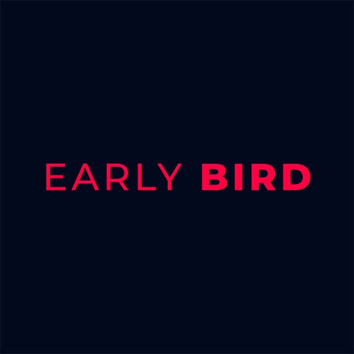 Early Bird - Book & save 1/3