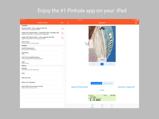 Pinhole Assist iPad app afbeelding 1
