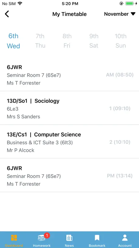 Bromcom Student App screenshot 5 of 5