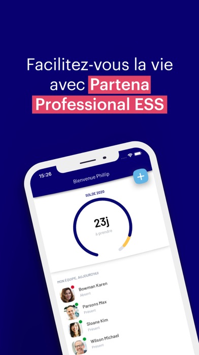 Screenshot #1 pour Partena Professional ESS
