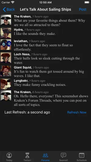 The Kraken, a Twitarr Client screenshot 4