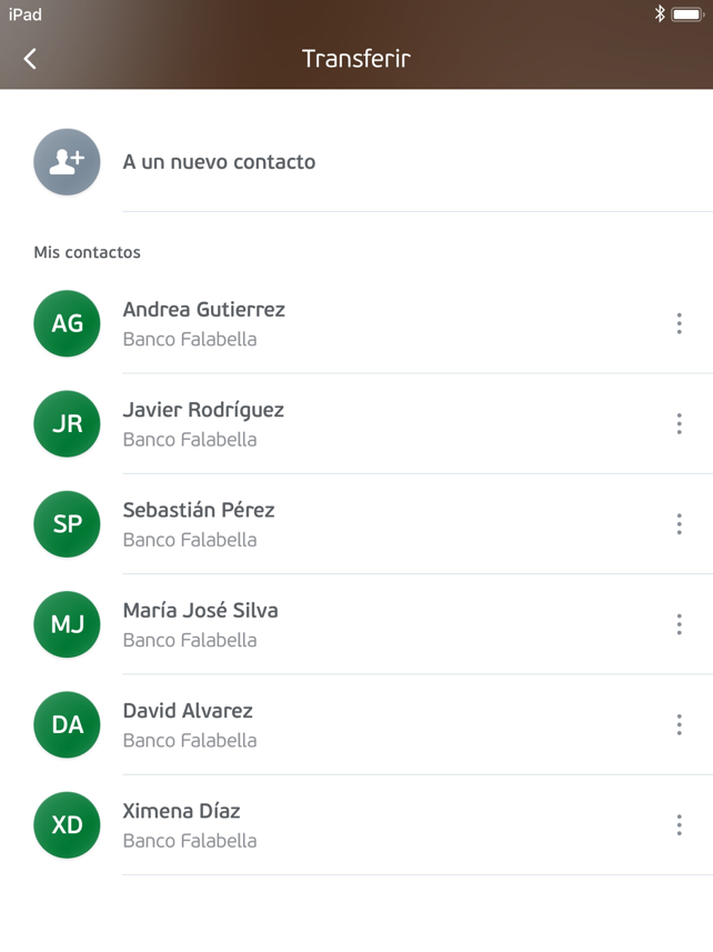 Banco Falabella Chile Screenshot