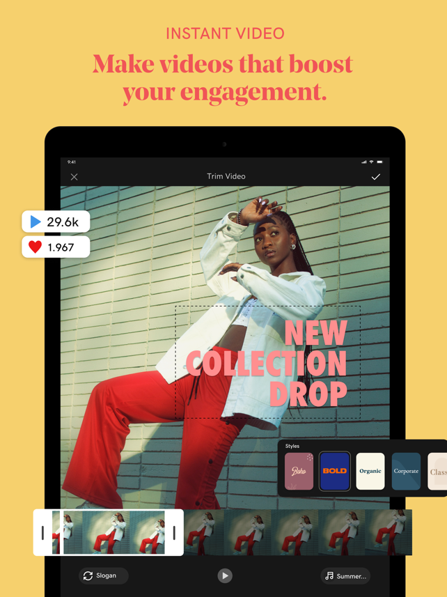 GoDaddy Studio for Business Screenshot