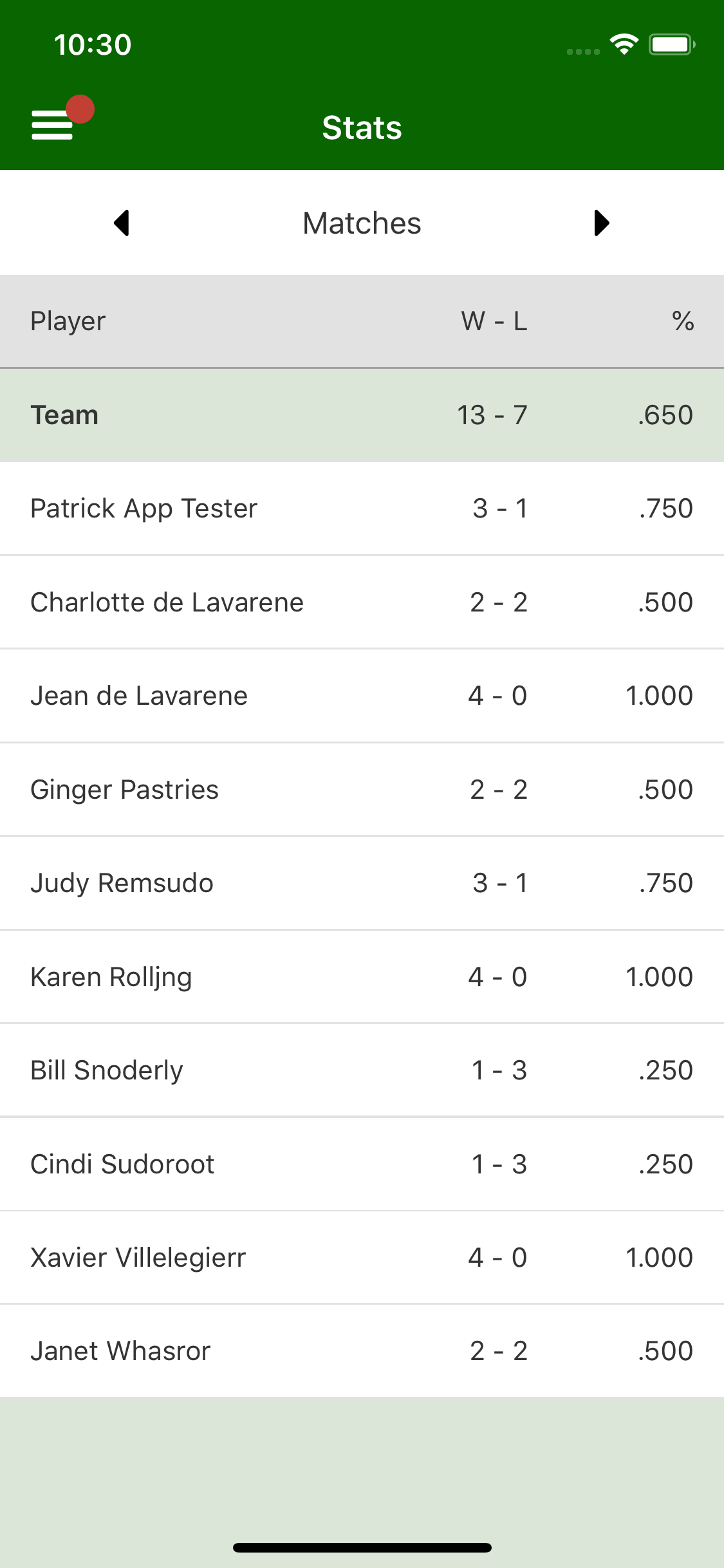 Tennis NetLineup screenshot 9