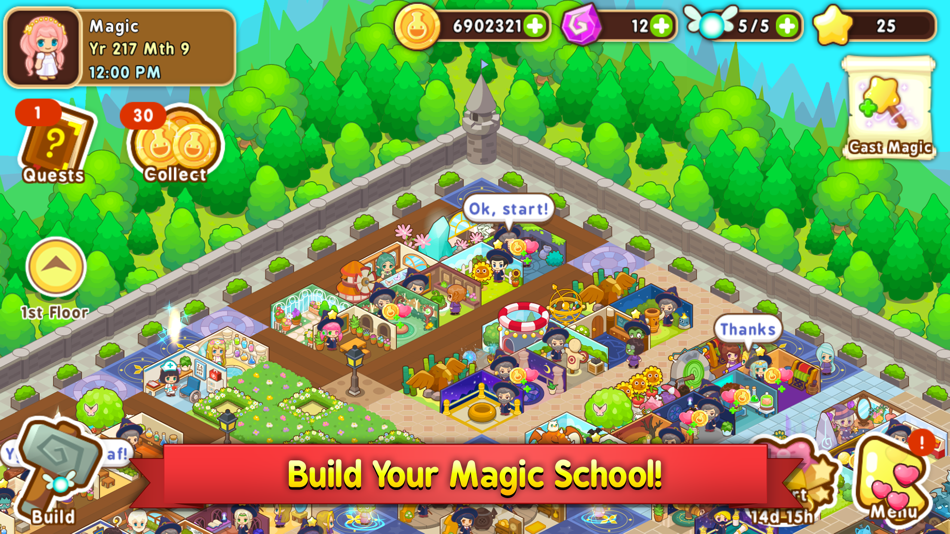 #1. Magic School Story (iOS) 由: Happy Labs Pte Ltd