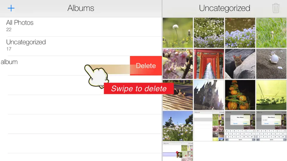 Скриншот Easy Albums на iPhone 3