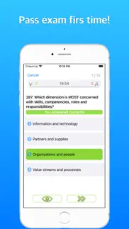 itil 4 foundation exam 2024 iphone screenshot 3
