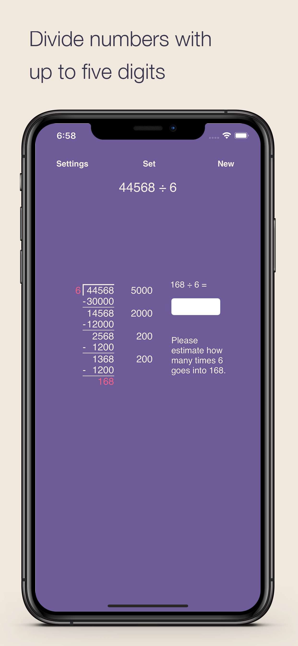 Partial Quotients Division screenshot 4