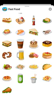 Fast Food Mc Burger Stickers iphone bilder 2