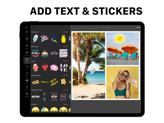 Collage maken iPad app afbeelding 4