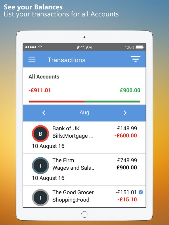 Screenshot #6 pour BankTree Personal Finance