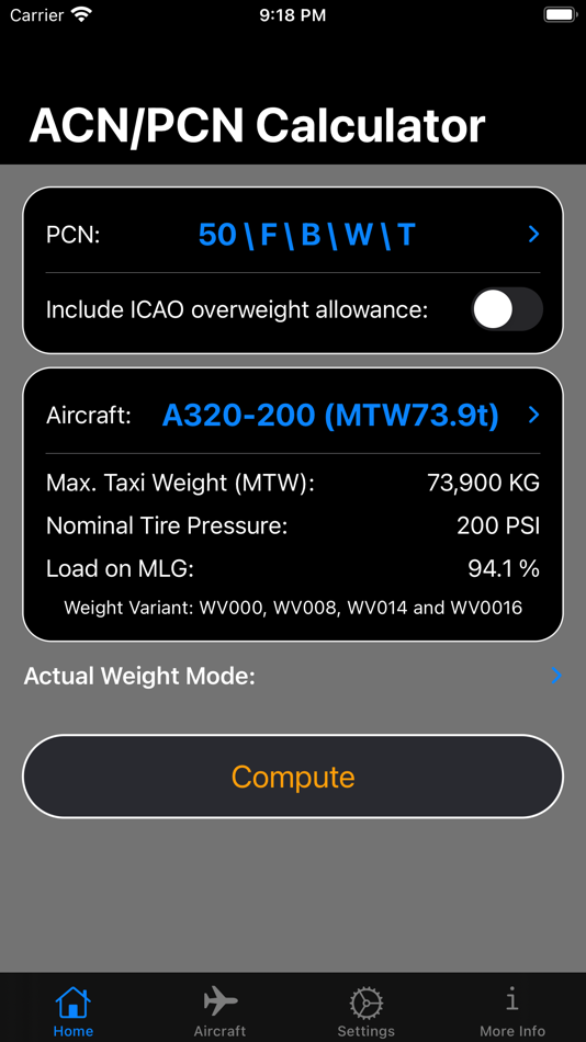 #1. ACN/PCN Calculator (iOS) 由: Mustapha Achir