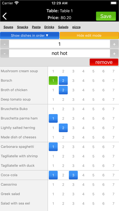 Screenshot #3 pour Carnet serveur commandes