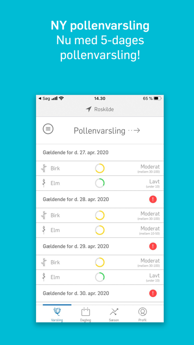 Dagens Pollental screenshot