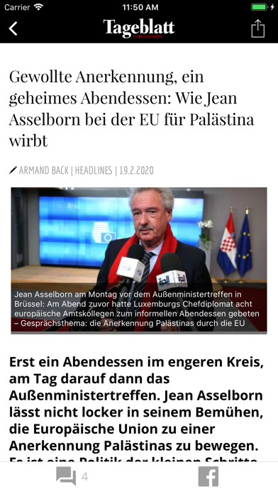 Tageblatt Mobile Screenshot