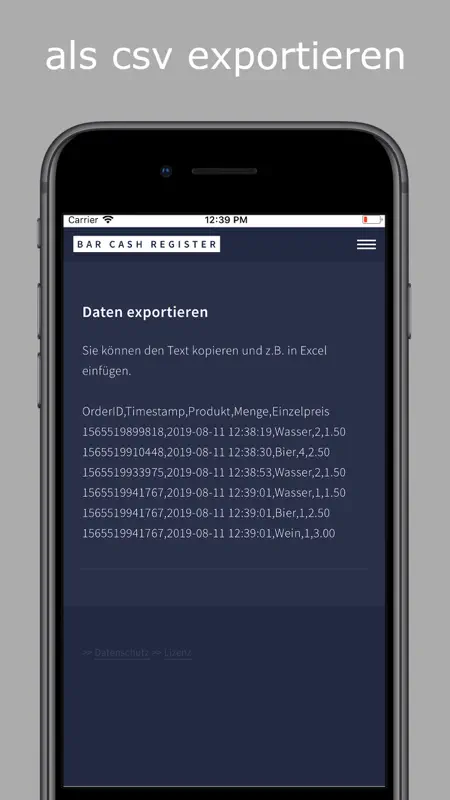 Bar Cash Register PRO screenshot 5 of 5