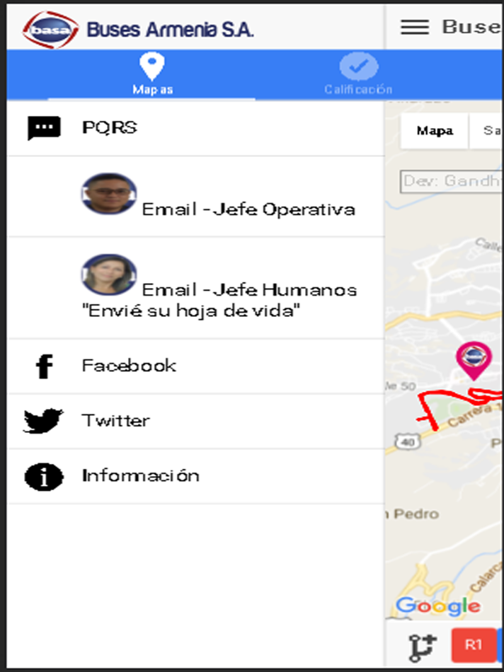 #2. BasaMaps (iOS) Podle: Buses Armenia S.A.