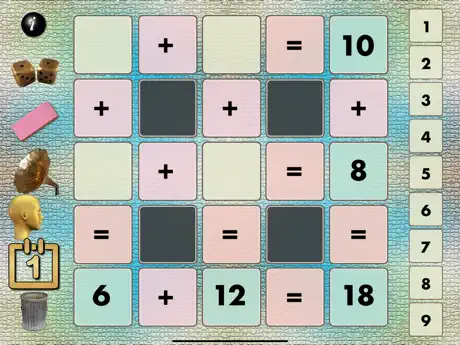 Cross Math Puzzles